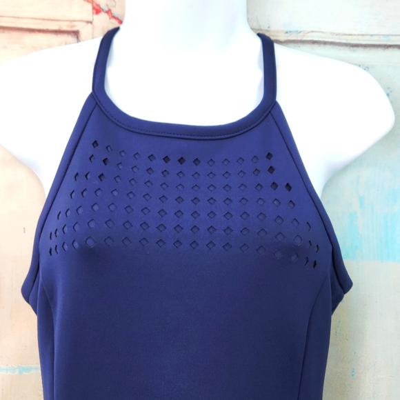 Lilly Pulitzer Navy Aurelie Midi Halter Dress - Picture 3 of 8